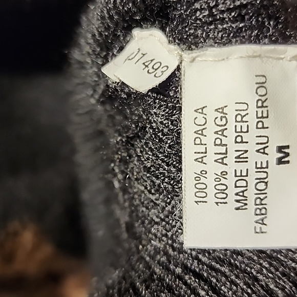 TUMI 100% alpaca argyle sweater - Picture 6 of 6